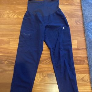 FIGS Women’s Navy Yola Maternity Skinny Scrub Pant XXS Petite
